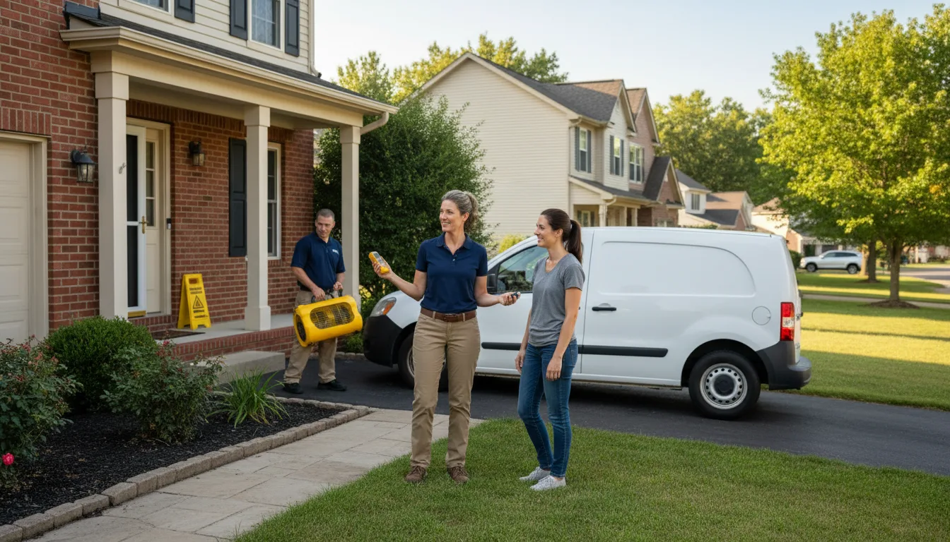 Residential water damage restoration in Stamford, NE